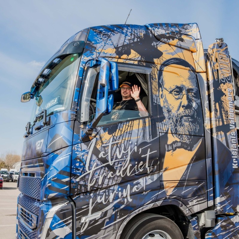 Kurbads continues the tradition - a new car carrier dedicated to Krišjānis Valdemārs
