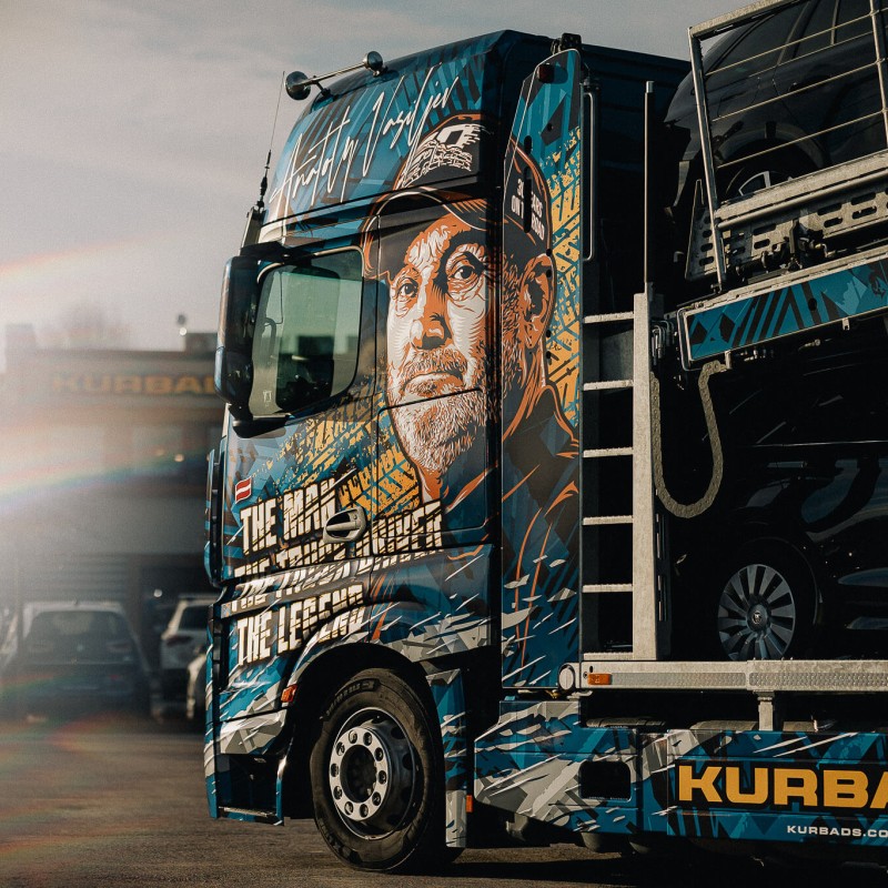 New Car Carrier #119 THE MAN, THE TRUCK DRIVER, THE LEGEND
