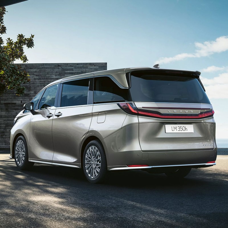 Lexus launches a futuristic minivan in the business segment