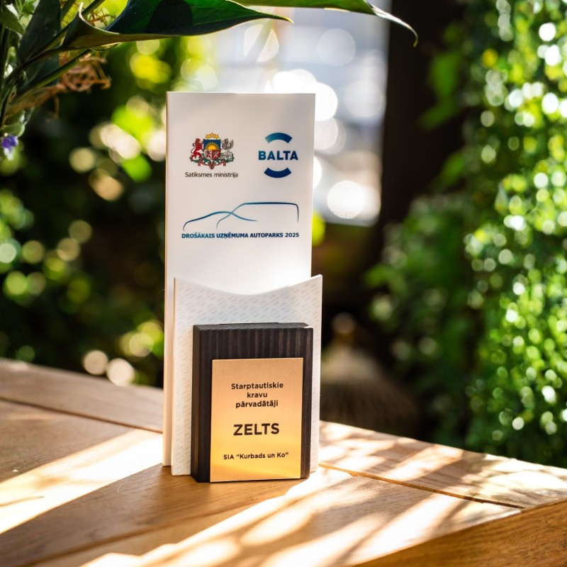 Kurbads Wins the Gold Award at the “Safest Company Fleet 2025”