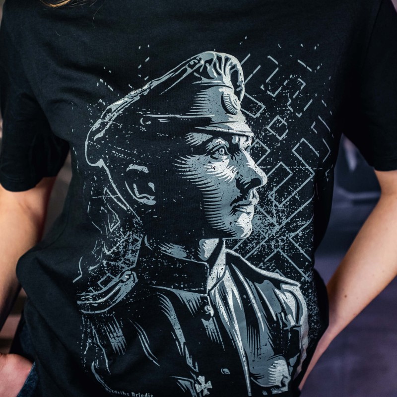 Kurbads heroes and symbols of strength also on T-shirts