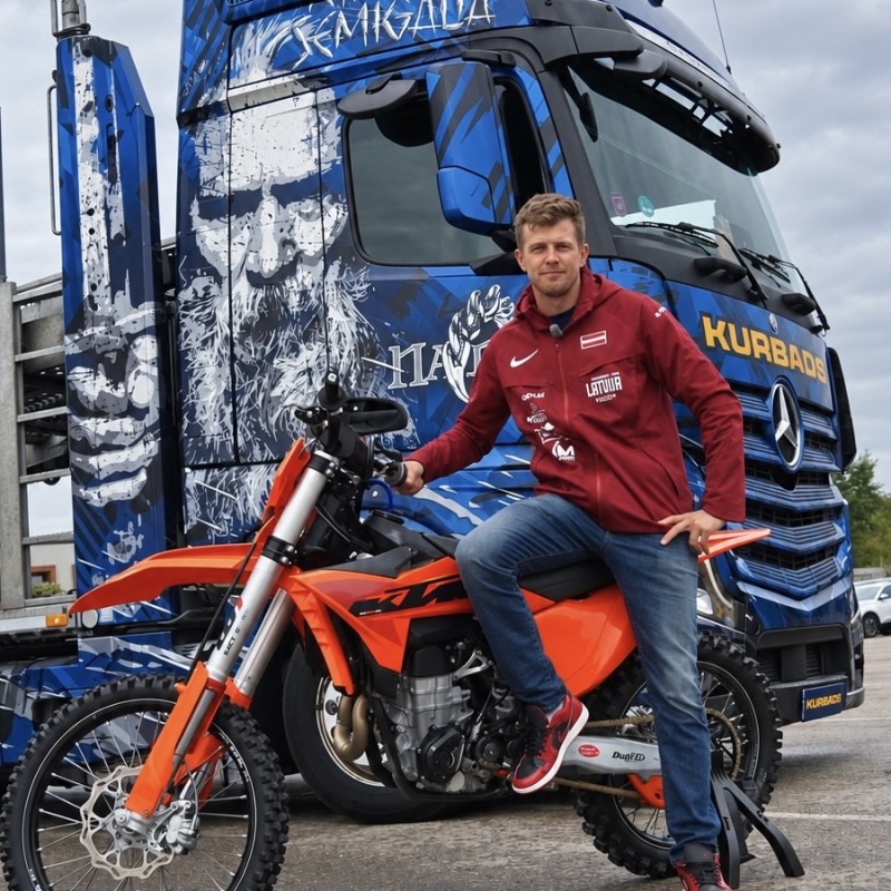 Nameja spēks kopā ar Latvijas motokrosa izlasi dodas uz Franciju